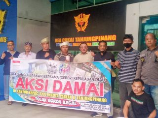 Aksi Damai di Kantor BC Tanjungpinang, Berujung Dialog Interaktif