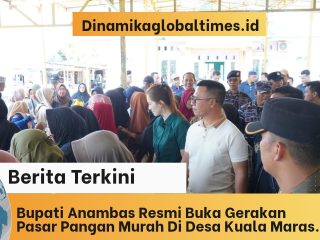 Bupati Aneng Resmi Buka Gerakan Pasar Pangan Murah di Kuala Maras