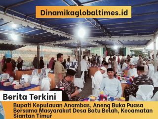 Bupati Aneng Minta Maaf kepada Warga Batu Belah, Ajak Bersatu Bangun Anambas