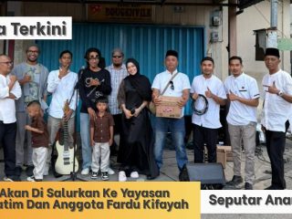 Band Anambas Ensamble Galang Donasi “Berbagi Raye” di Tugu Buak Tarempa