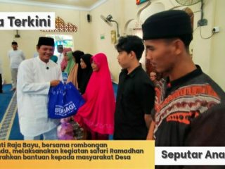 Wabup Raja Bayu Safari Ramadhan ke Kiabu, Berbuka Puasa Bersama dan Salurkan Bantuan