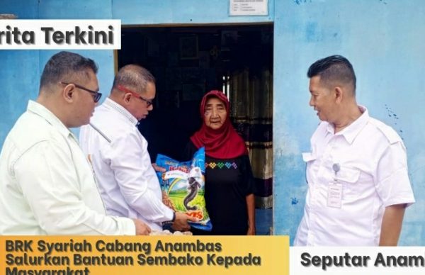 Peduli Ramadhan, BRK Syariah Cabang Anambas Berbagi Sembako untuk Masyarakat