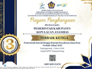 Top 3 Kepri, Anambas Sukses Salurkan Dana Desa Secara Tepat dan Akuntabel
