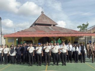 Rutan Kelas IIA Batam Gelar Apel Komitmen Bersama Bebas HALINAR