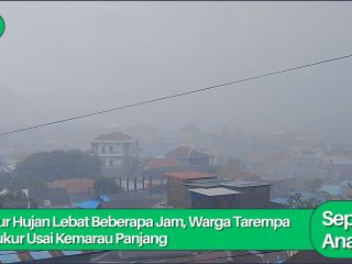 Diguyur Hujan Lebat, Warga Tarempa Bersyukur Usai Kemarau Panjang