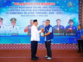 Ketum IWO Lantik PW dan 5 PD se-Sumsel, Sekaligus Ajak Kontrol Lingkungan Kawasan Tambang Minyak di Muba