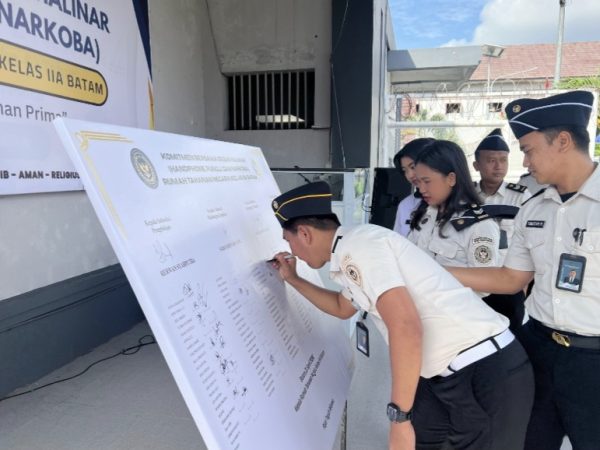 Satu Komando Integritas, Rutan Batam Gaungkan Bebas HALINAR