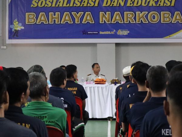 Peringati Hari Anti Narkotika Internasional, Lapas Batam Gandeng BNN Kota Batam Sosialisasikan Bahaya Narkoba