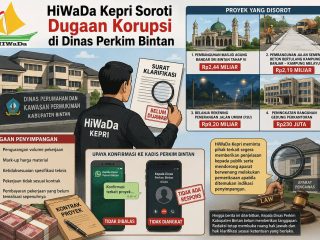 HiWaDa Kepri Soroti Dugaan Penyimpangan Keuangan di Empat Proyek Strategis Dinas Perkim Bintan