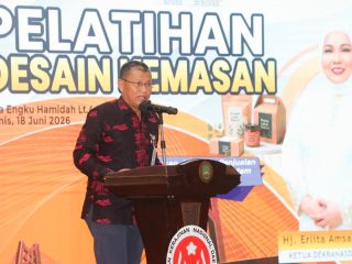 Sekda Firmansyah Buka Pelatihan Desain Kemasan, Dorong IKM Batam Naik Kelas dan Tembus Pasar Global