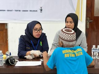 Polri untuk Masyarakat, Polresta Barelang dan Rutan Batam gelar pemeriksaan kesehatan gratis bagi warga binaan dalam rangka HUT Bhayangkara ke-80