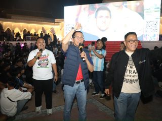Nobar Final Piala Dunia 2026 di Batam Sukses Besar, Dataran Engku Putri Dipenuhi Ribuan Penonton