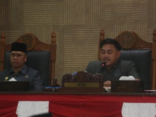Rapat Paripurna, DPRD Anambas Sahkan Persetujuan Ranperda Pertanggungjawaban APBD 2025