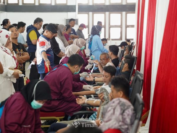 Bulan Bakti HUT ke-50, PT TIMAH Kobarkan Semangat Kemanusiaan Lewat Donor Darah