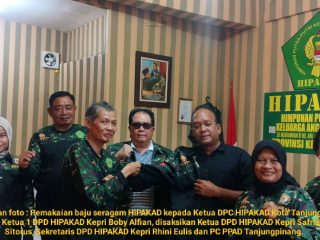 Reza Fahlepi Siregar, ST Resmi Dipercaya Pimpin HIPAKAD Kota Tanjungpinang