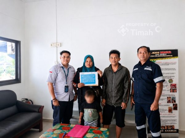 Di Tengah Keterbatasan, Bantuan PT TIMAH Ringankan Perjuangan Keluarga Warga Kundur