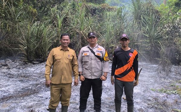Kades Mampok Imbau Warga Waspadai Ancaman Karhutla