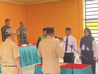 Ketua Komisi III DPRD Anambas Hadiri Momen Pengukuhan BPD Air Bini, Harapkan Pengabdian Terbaik