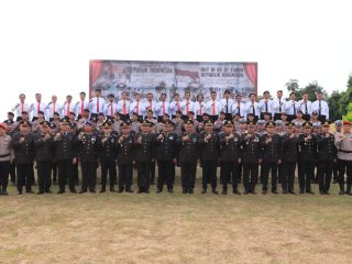 Dari Kepulauan Anambas untuk Indonesia, Polres Gelar Upacara HUT ke-81 RI
