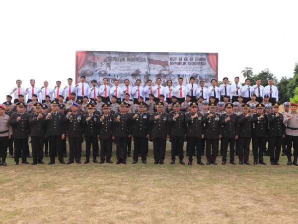Dari Kepulauan Anambas untuk Indonesia, Polres Gelar Upacara HUT ke-81 RI