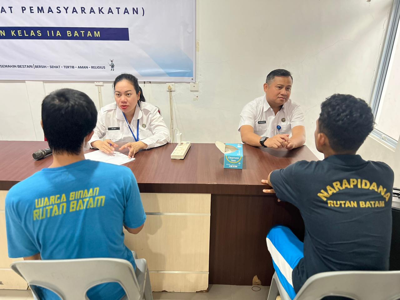 Bangun Kesehatan Mental, Warga Binaan Rutan Batam Ikuti Konseling oleh BNN Provinsi Kepulauan Riau