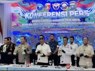 Sinergi Perangi Narkoba, Bupati Anambas Hadiri Pengungkapan 800 Kg Ketamin