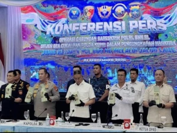 Sinergi Perangi Narkoba, Bupati Anambas Hadiri Pengungkapan 800 Kg Ketamin