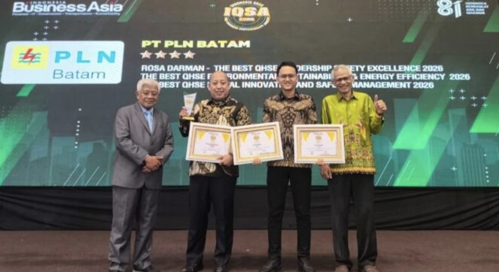 PLN Batam Raih Tiga Penghargaan IQSA 2026, Perkuat Komitmen QHSE dan Inovasi Keselamatan