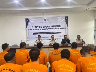 Hak Tetap Diperjuangkan, Rutan Batam Fasilitasi Bantuan Hukum Gratis Bagi Warga Binaan