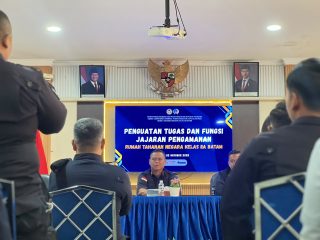 Perkuat kesiapsiagaan dan integritas, rutan batam gelar penguatan tugas dan fungsi petugas pengamanan