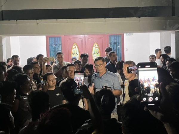 Wakil Ketua II DPRD Anambas Bupati Temui Massa Demo, Desak PLN Tuntaskan Krisis Listrik